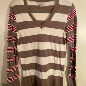 Loft Medium Brown/Cream/Red Excellent